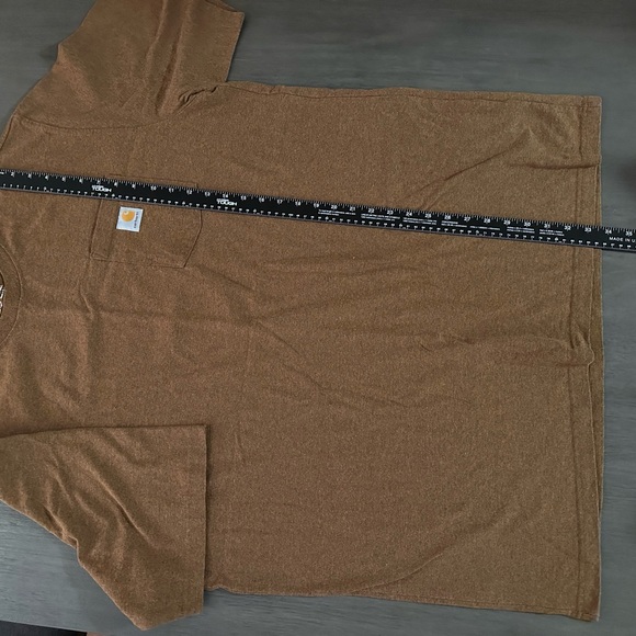 Carhartt oiled walnut Heather short sleeve tshirt - XXL tall - Picture 2 of 5